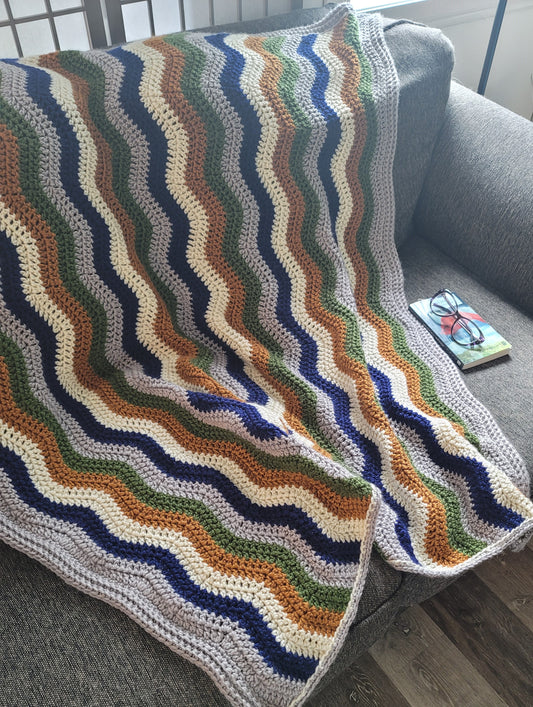 Boreal Throw Crochet Pattern by Julie Desjardins