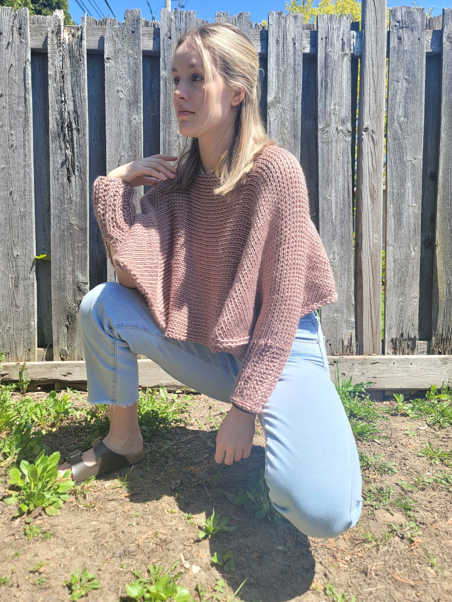 Brentwood Tunisian Crochet Poncho Crochet Pattern by Julie Desjardins