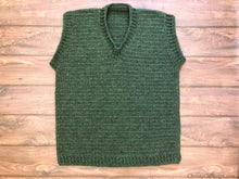 Load image into Gallery viewer, Alfonso Men&#39;s Vest PDF Crochet Pattern by Crystal Marin
