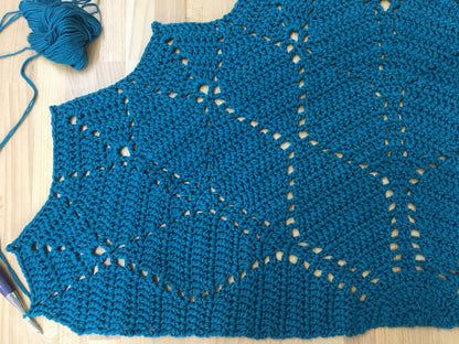 Paved Diamonds Rug Crochet Pattern by Agat Rottman