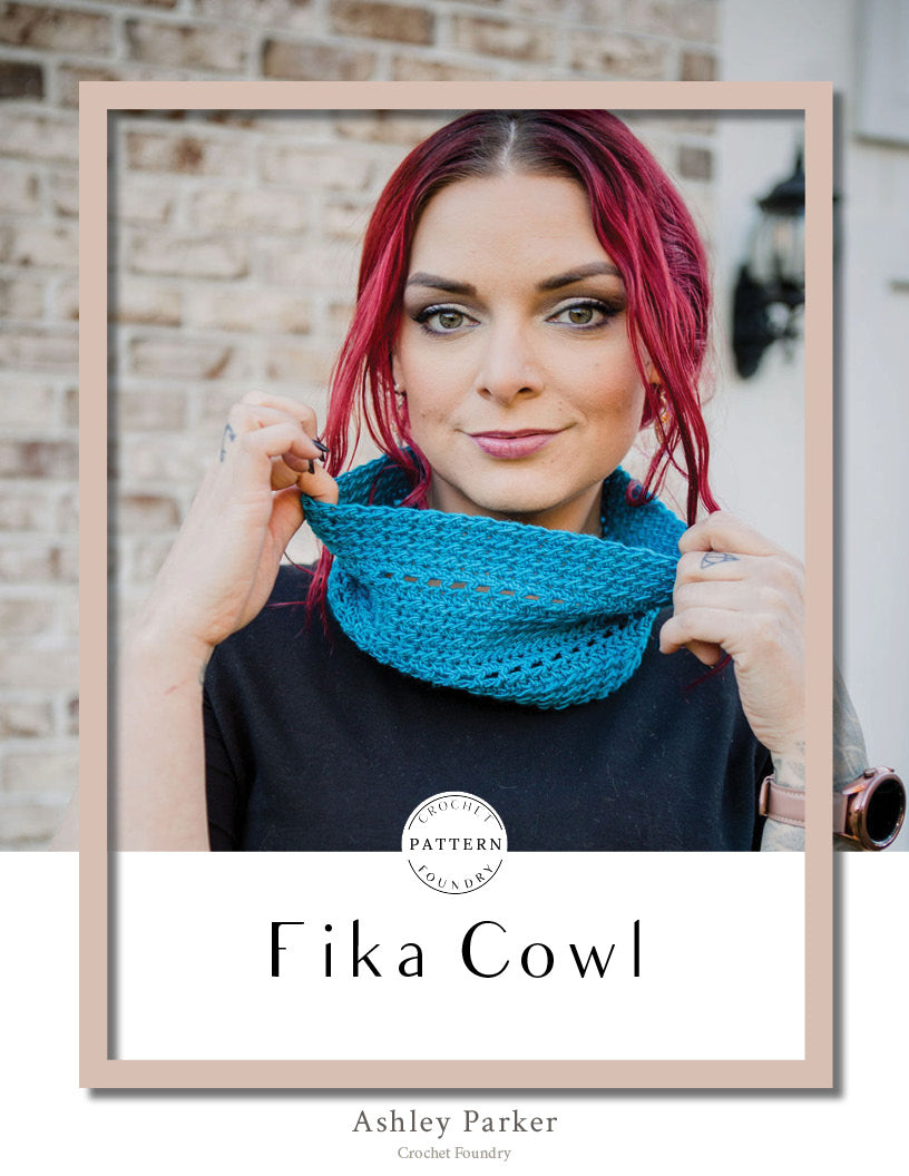 Fika Cowl Crochet PDF Pattern by Ashley Parker