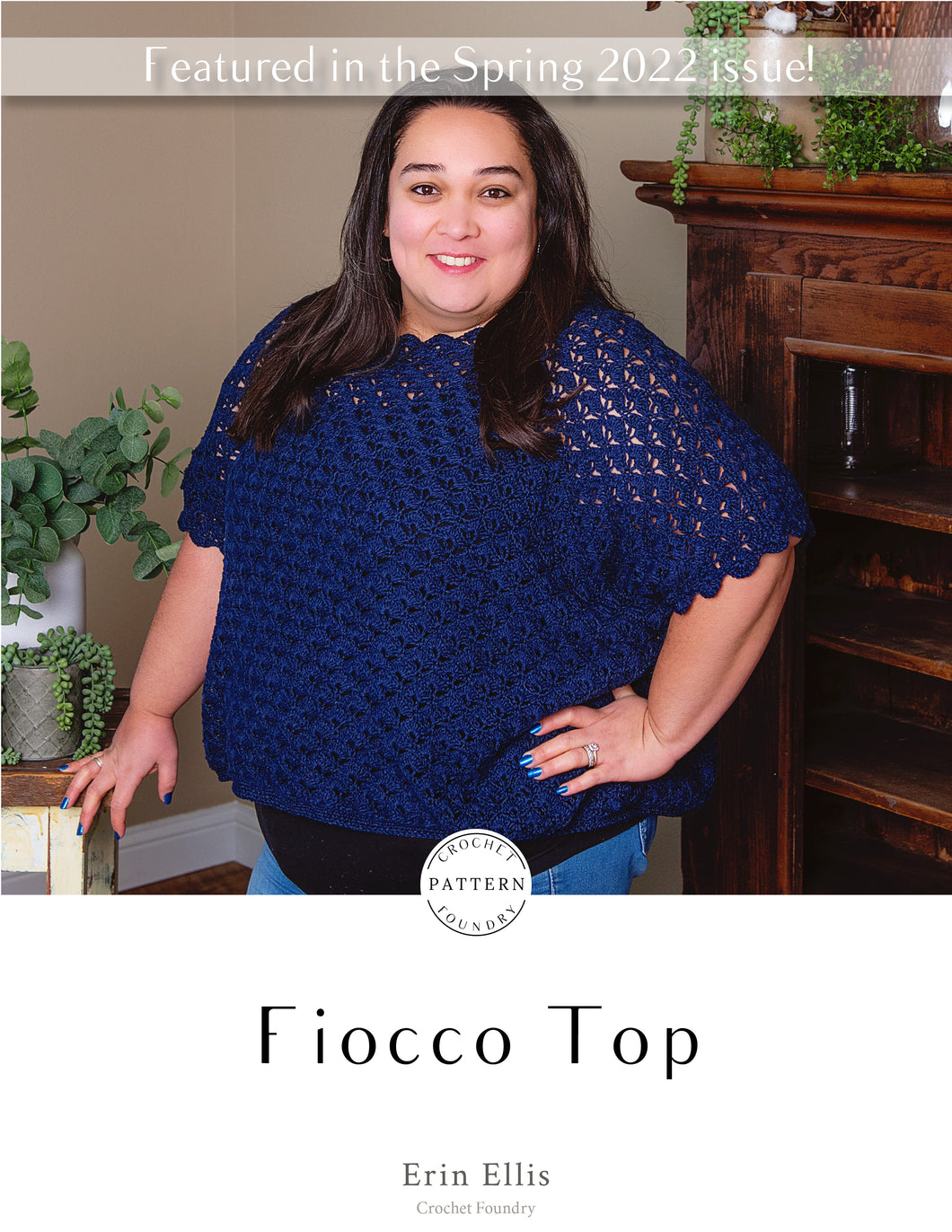 Fiocco Top PDF Crochet Pattern by Erin Ellis
