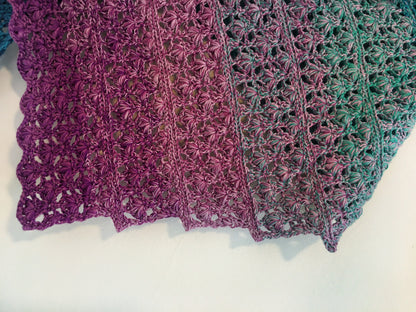 Flowers for Simone Shawl Crochet Pattern by Agat Rottman