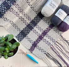 Load image into Gallery viewer, Spring Plaid Poncho Crochet PDF Pattern by Nikki McMahon
