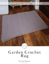 Load image into Gallery viewer, Garden Crochet Rug PDF Crochet Pattern by Briana Kepner
