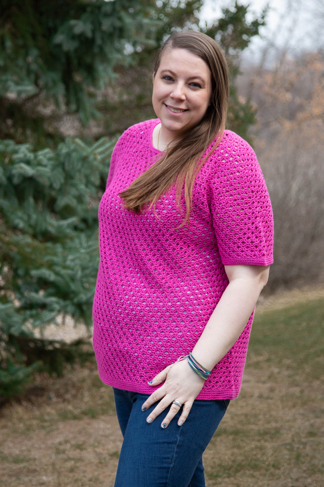 Gracia Tee PDF Crochet Pattern by Sarah Ruane