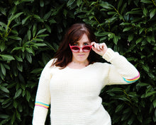 Load image into Gallery viewer, Happy Stripes Pullover Crochet PDF Pattern by Jessica Herr
