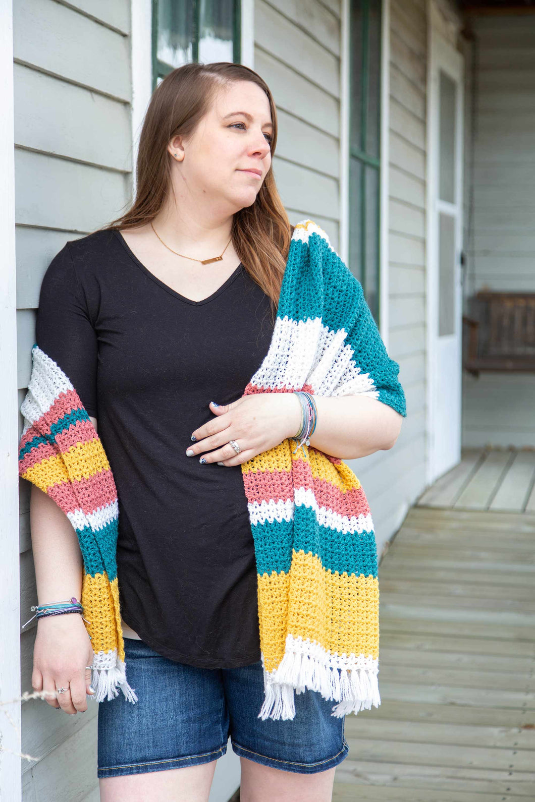 Citrus and Thyme Wrap PDF Crochet Pattern by Michelle Muskett