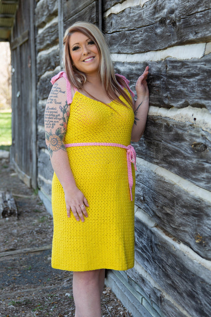 Lemon Drop Sundress PDF Crochet Pattern by Jessica Herr