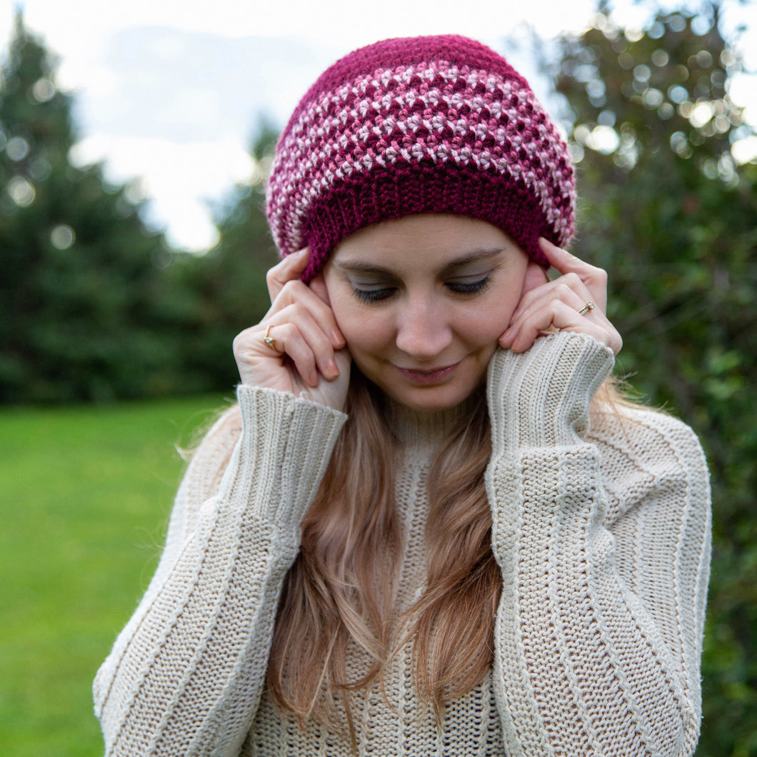 Paige Beanie PDF Crochet Pattern by Crystal Bucholz