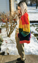 Load image into Gallery viewer, Lee&#39;s Rainbow Cardigan Crochet PDF Pattern by Lee Sartori

