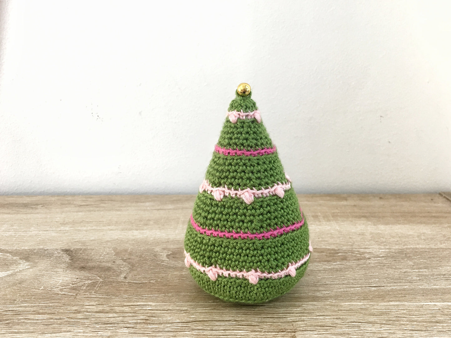 Tiny Lights Christmas Tree Crochet Pattern by Agat Rottman