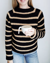 Load image into Gallery viewer, Monday Morning Sweater Crochet PDF Pattern by Emilia Johansson
