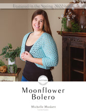 Load image into Gallery viewer, Moonflower Bolero PDF Crochet Pattern by Michelle Muskett
