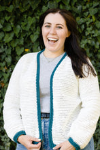 Load image into Gallery viewer, Mysa Cardigan PDF Crochet Pattern by Jessica Herr
