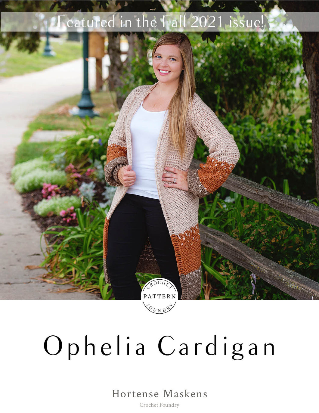 Ophelia Cardigan Crochet PDF Pattern by Hortense Maskens