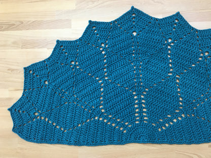 Paved Diamonds Rug Crochet Pattern by Agat Rottman