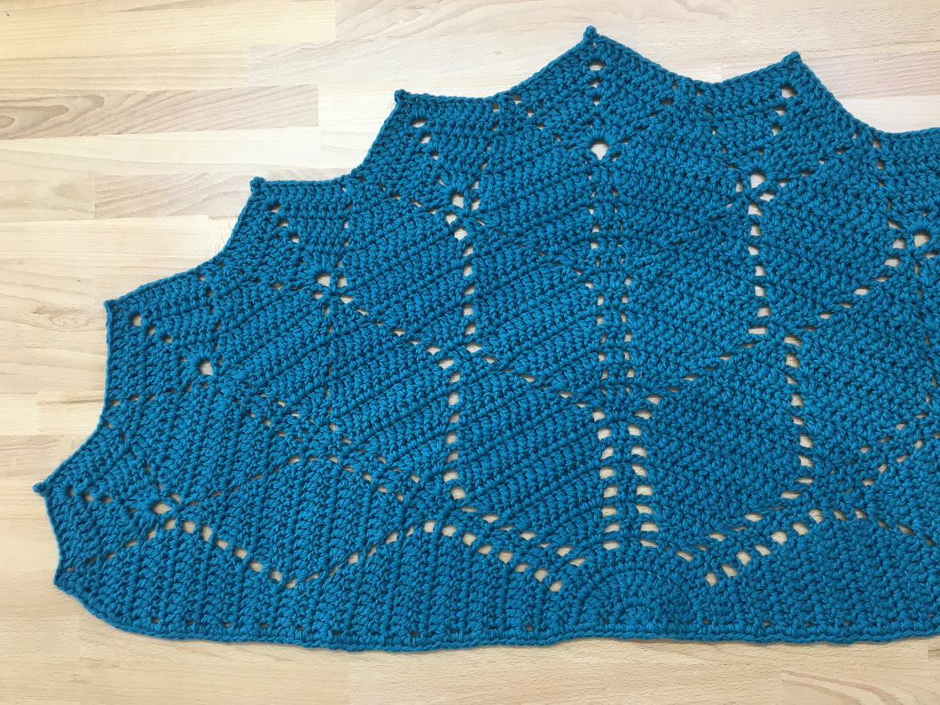Paved Diamonds Rug Crochet PDF Pattern by Agat Rottman