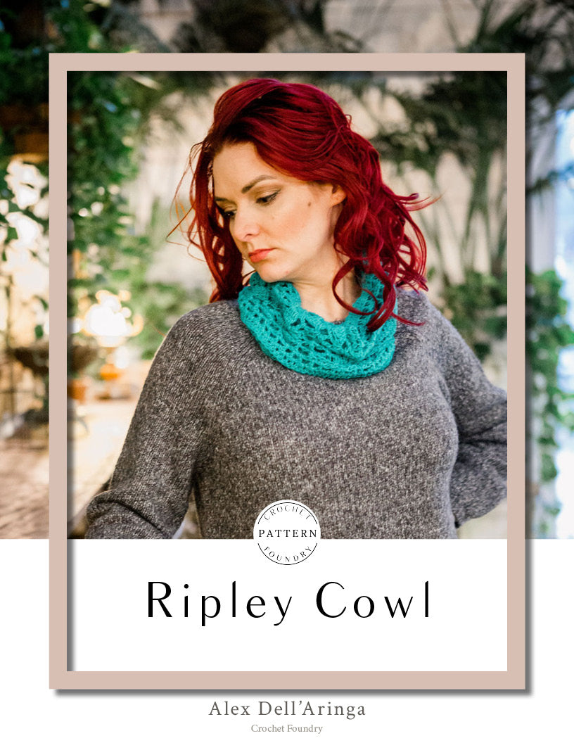 Ripley Cowl Crochet PDF Pattern by Alex Dell'Aringa
