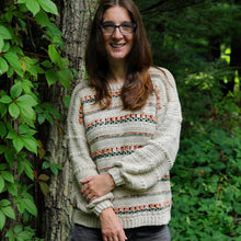 Load image into Gallery viewer, Roses on Repeat Sweater Crochet PDF Pattern by Mary Beth Cryan
