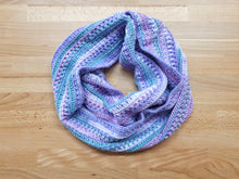 Load image into Gallery viewer, Sea Breeze Infinity Scarf Crochet PDF Pattern by Agat Rottman
