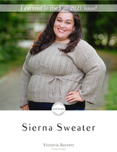 Load image into Gallery viewer, Sierna Sweater Crochet PDF Pattern by Victoria Barrett

