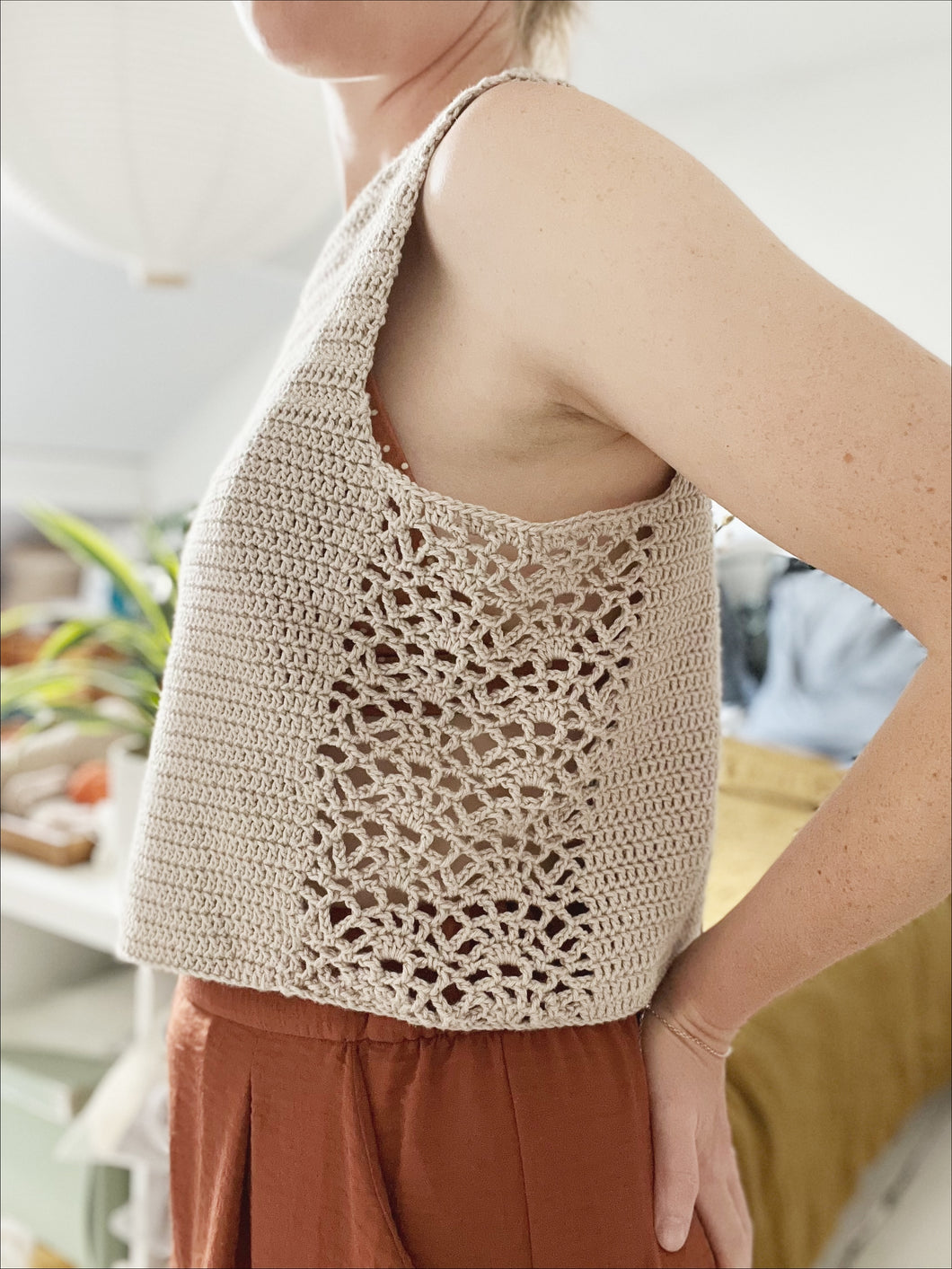 The Sika Tank Top PDF Crochet Pattern by Lois Floyd