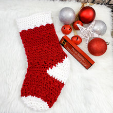 Load image into Gallery viewer, Taylor Christmas Stocking Crochet PDF Pattern by Siobhan Kelley
