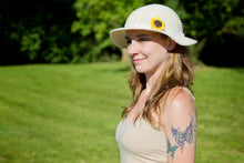 Load image into Gallery viewer, Sunflower Sun Hat PDF Crochet Pattern by Crystal Bucholz
