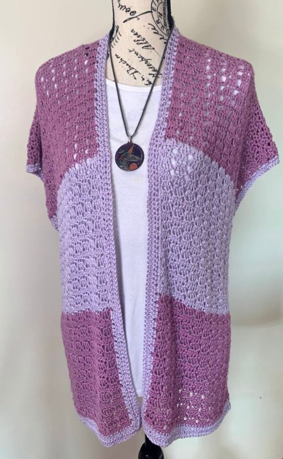 Sweet Simplicity Vest PDF Crochet Pattern by Melanie Morrison