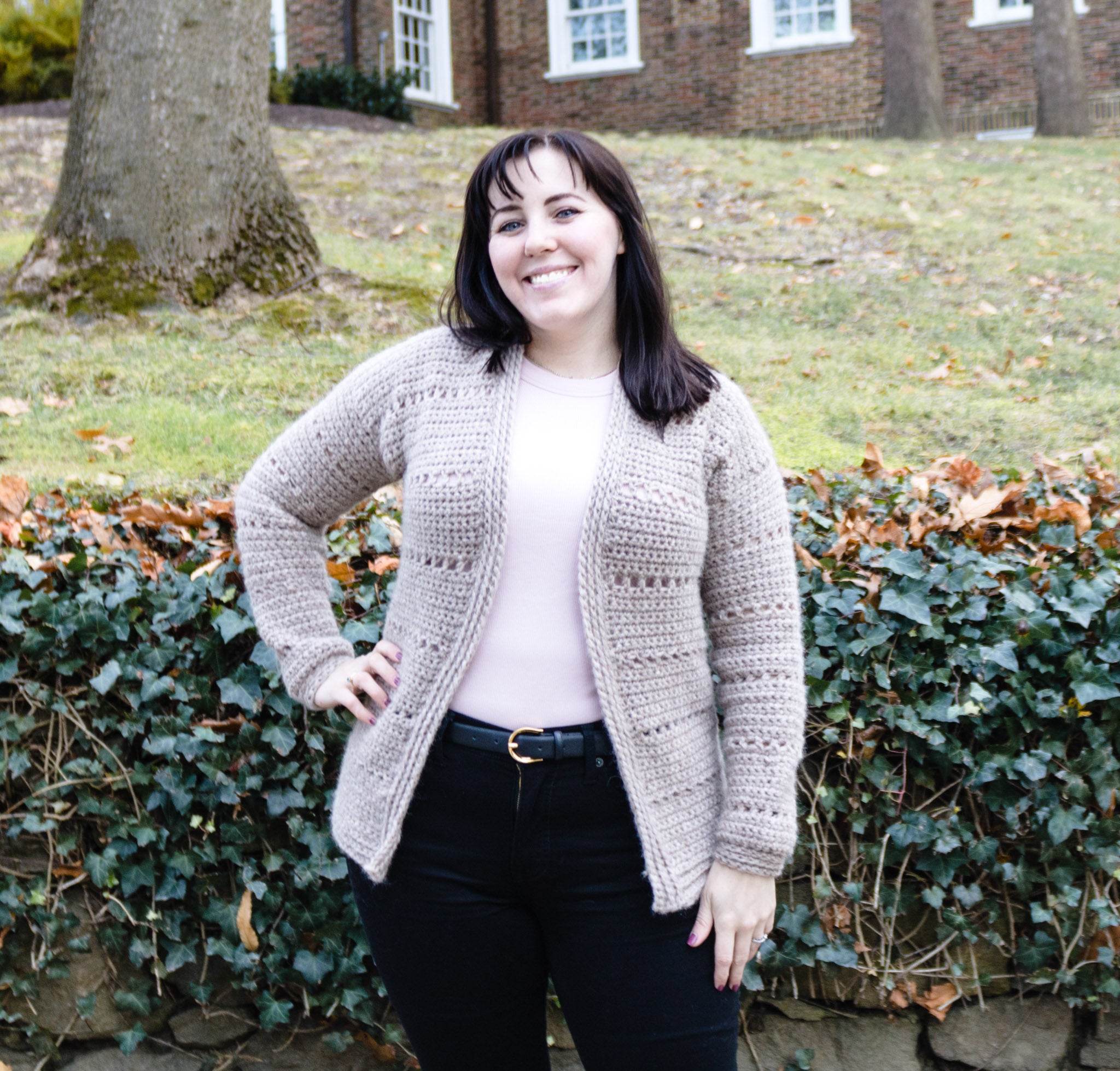 Toasted Marshmallow Cardigan PDF Crochet Pattern by Jessica Herr