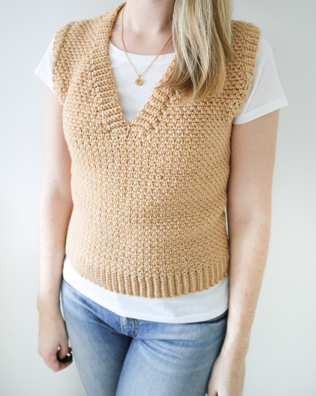 Toffee Shop Vest Crochet PDF Pattern by Emilia Johansson