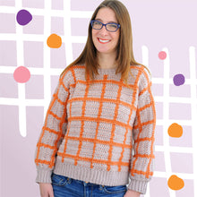 Load image into Gallery viewer, Fair and Square Sweater PDF Crochet Pattern by Mary Beth Cryan
