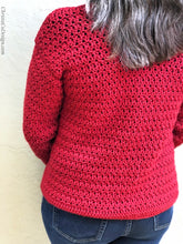 Load image into Gallery viewer, Sera Cardigan Crochet PDF Pattern by Crystal Marin
