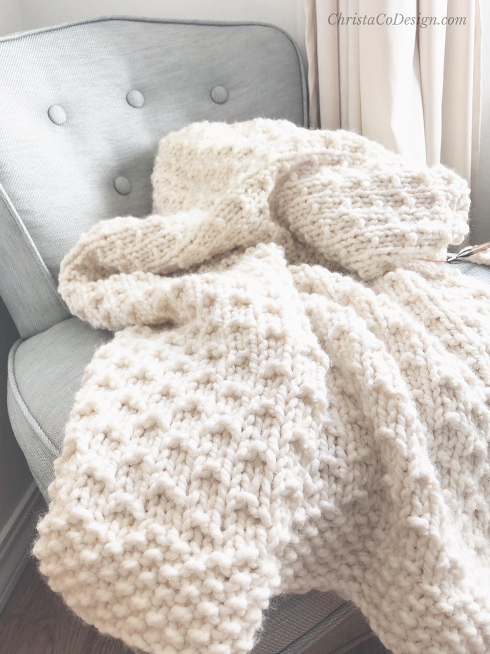 Bella Vita Blanket Knit Pattern by Crystal Marin