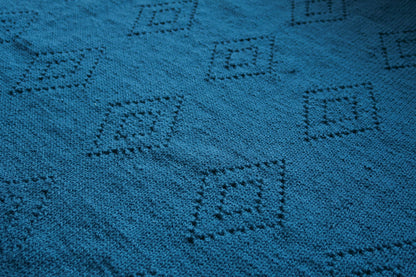 Diamond Blanket Knit PDF Pattern by Hortense Maskens