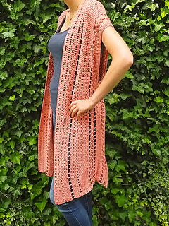 Ariel Summer Cardigan Crochet Pattern by Hortense Maskens