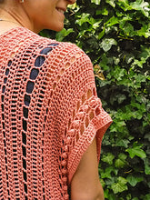 Load image into Gallery viewer, Ariel Summer Cardigan Crochet PDF Pattern by Hortense Maskens
