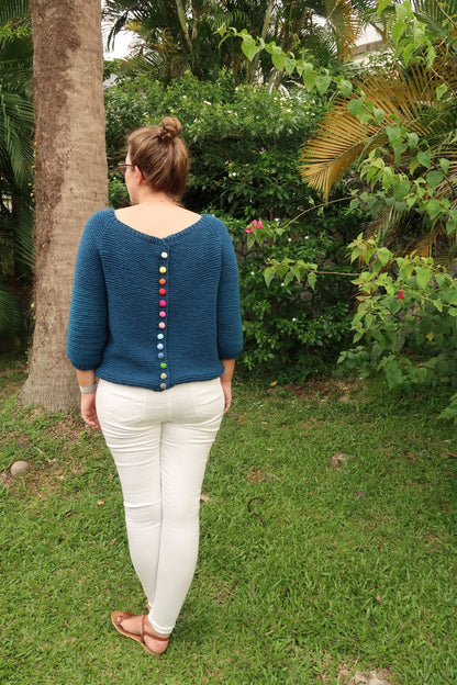 Bonbon Cardigan Knit PDF Pattern by Hortense Maskens