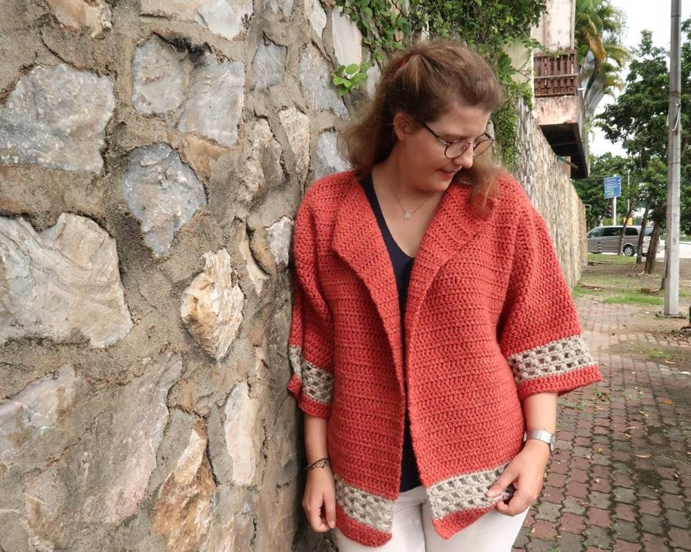 Hometown Cardigan Crochet PDF Pattern by Hortense Maskens