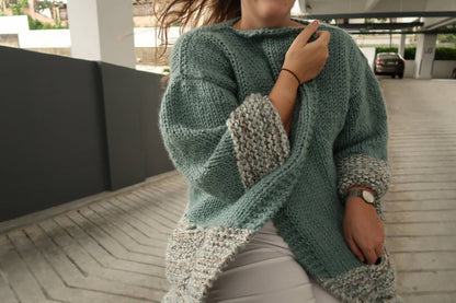 Apricity Cardigan PDF Knit Pattern by Hortense Maskens