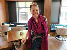 Load image into Gallery viewer, Aveen Scarf PDF Crochet Pattern by Sarah Korth
