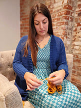 Load image into Gallery viewer, City Lights Cardigan PDF Crochet Pattern by Jessica Herr
