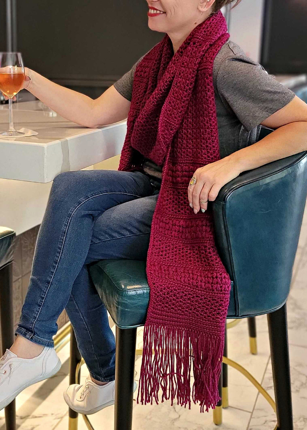 Aveen Scarf PDF Crochet Pattern by Sarah Korth