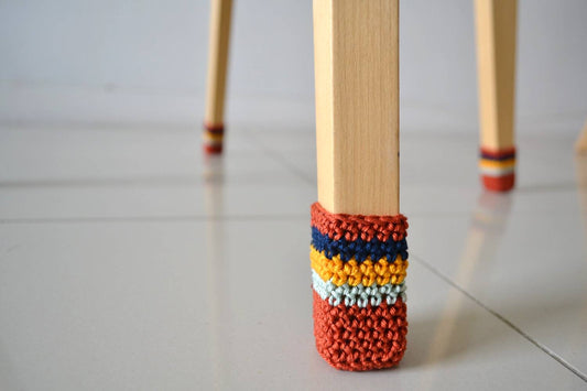 Chair Socks Crochet PDF Pattern by Hortense Maskens