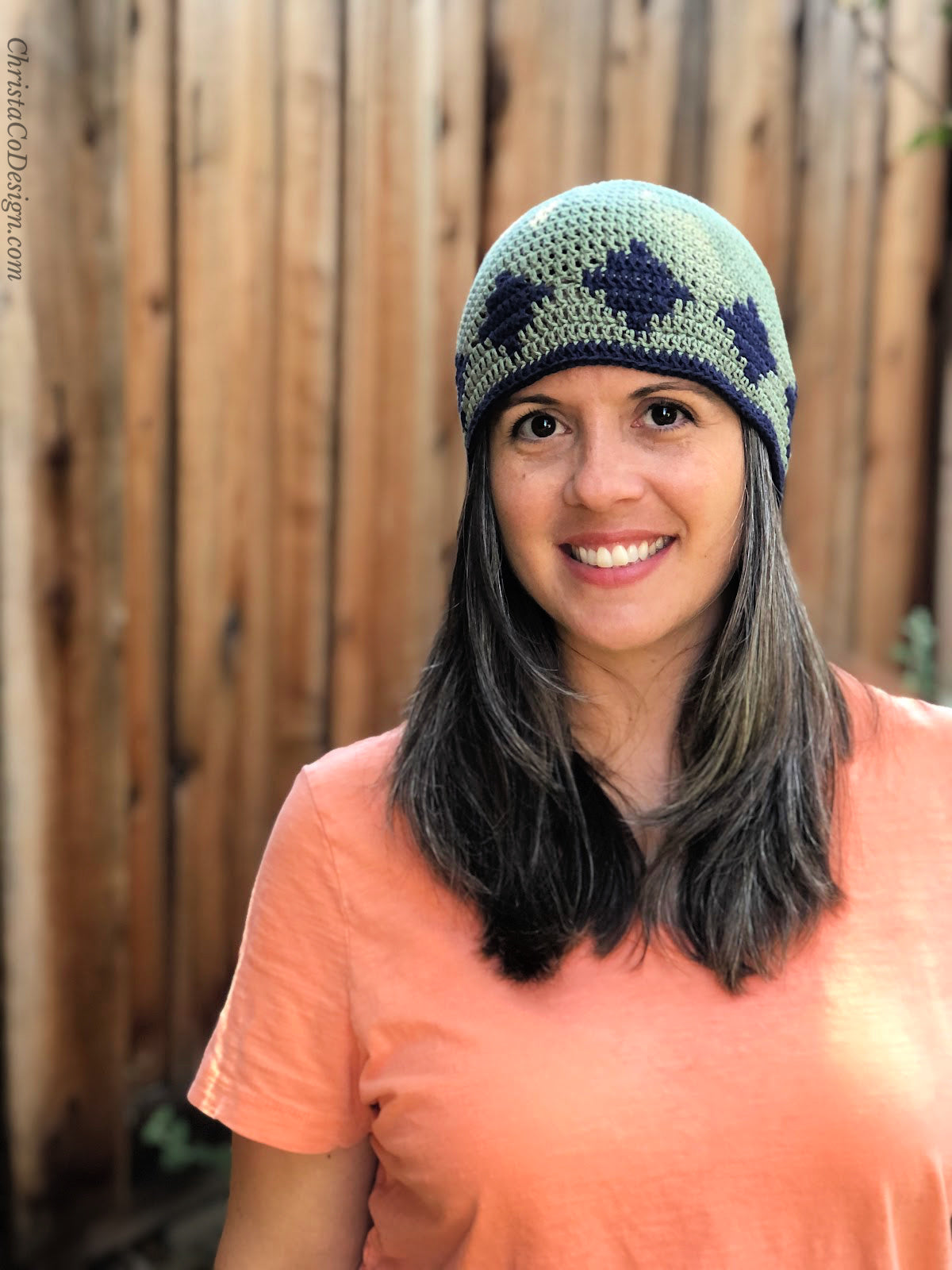 Summer Diamonds Hat Crochet Pattern by Crystal Marin