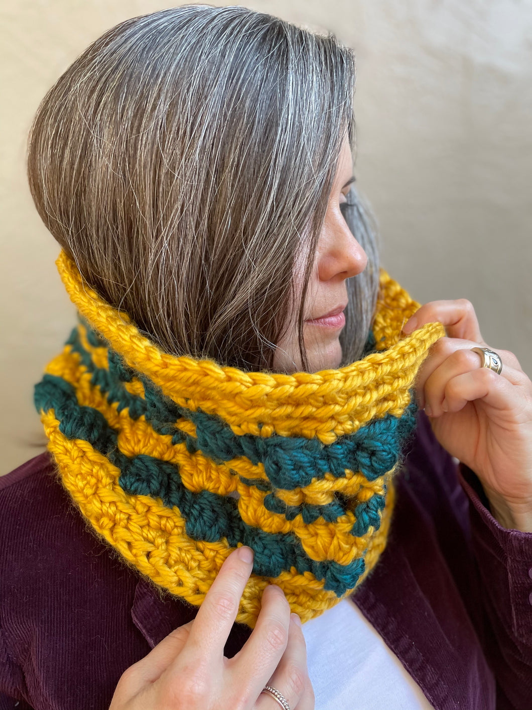 Monte Cowl Crochet PDF Pattern by Crystal Marin