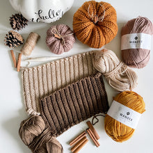 Load image into Gallery viewer, Country Harvest Ribbed Pumpkins PDF Crochet Pattern by Michelle Moore
