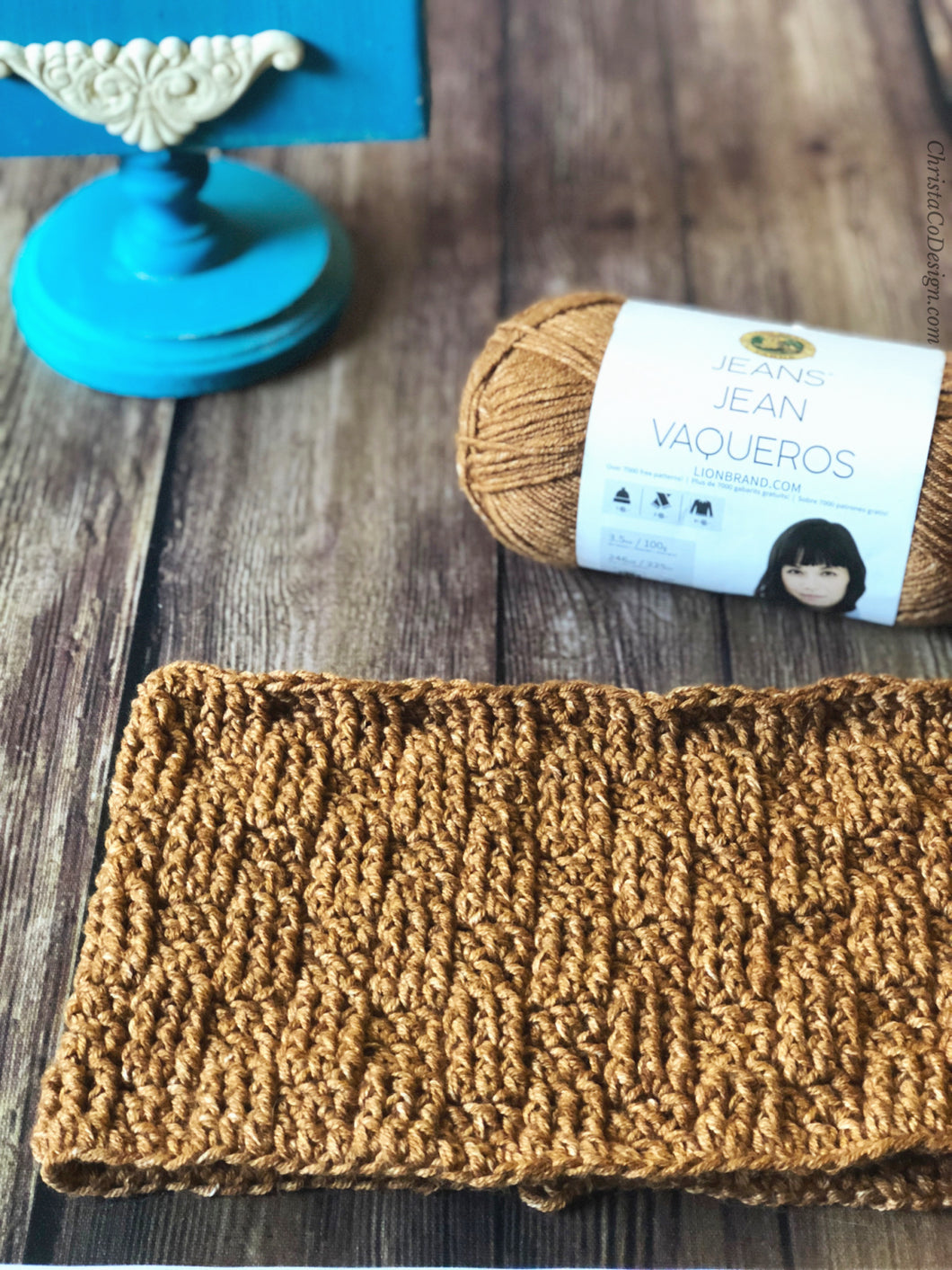 Pinerolo Cowl Crochet PDF Pattern by Crystal Marin