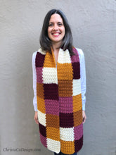 Load image into Gallery viewer, Iseo Scarf PDF Crochet Pattern by Crystal Marin
